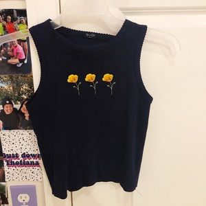 brandy melville: high neck marigold top